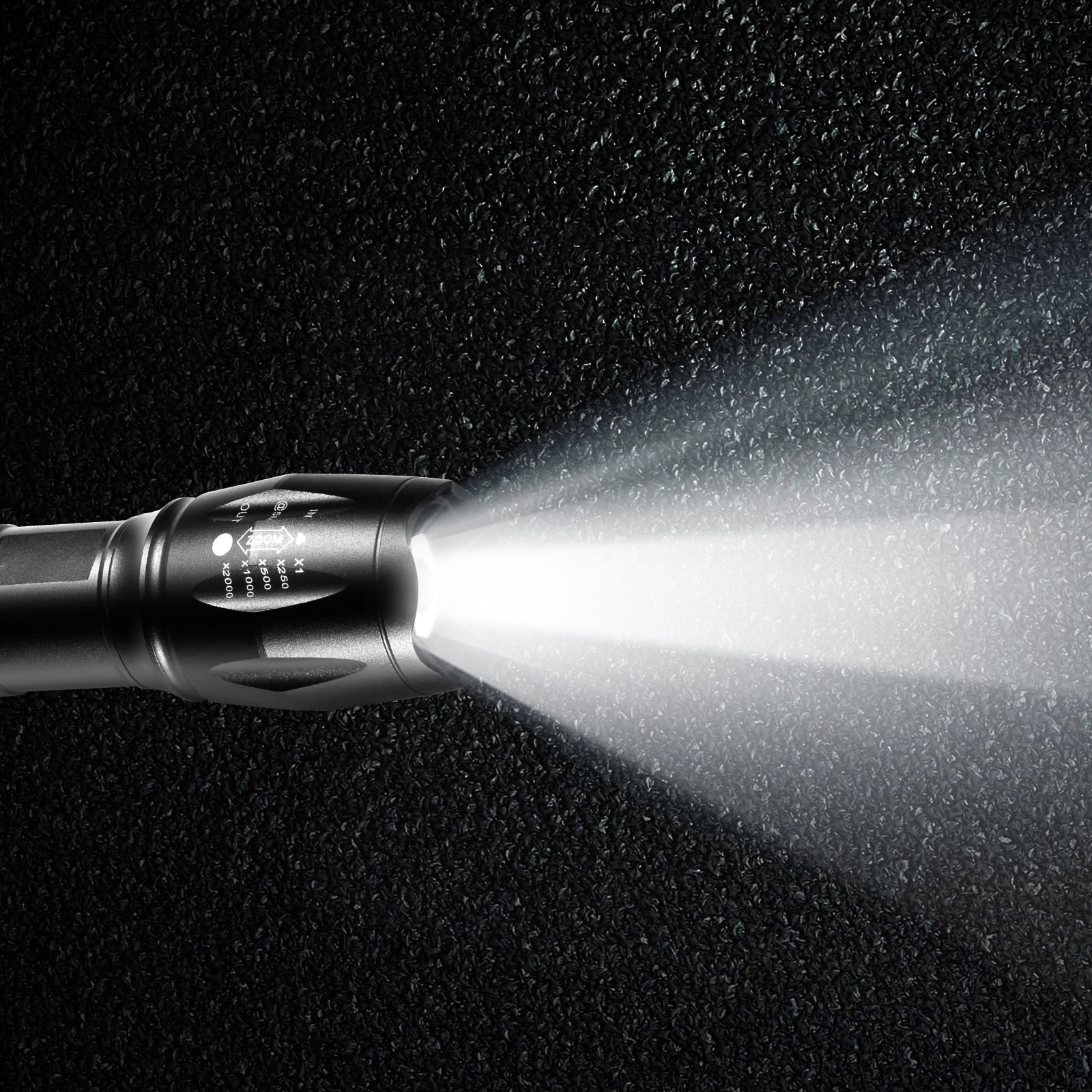 2 Pack Flashlights 2000 High Lumens 5 Modes Adjustable Focus Flashlight_voghion.com